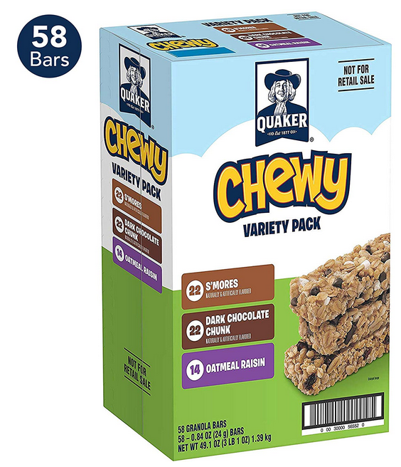 Quaker Chewy Granola Bars Variety Pack - A Thrifty Mom