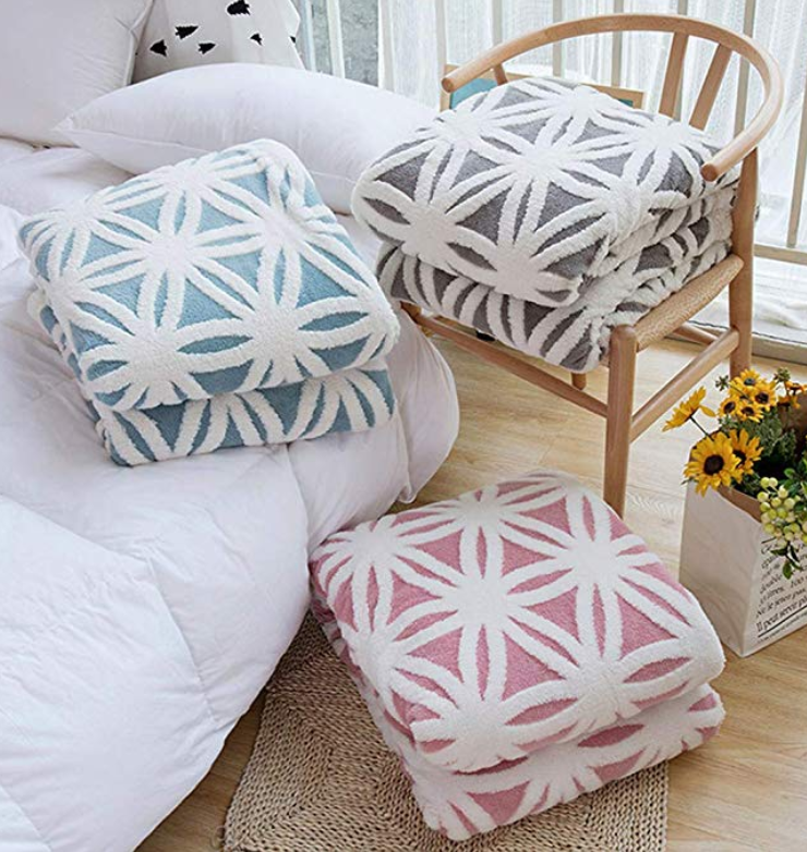 Sherpa Fleece Fuzzy Blankets A Thrifty Mom