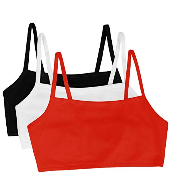 fruit of the loom cotton pullover bra