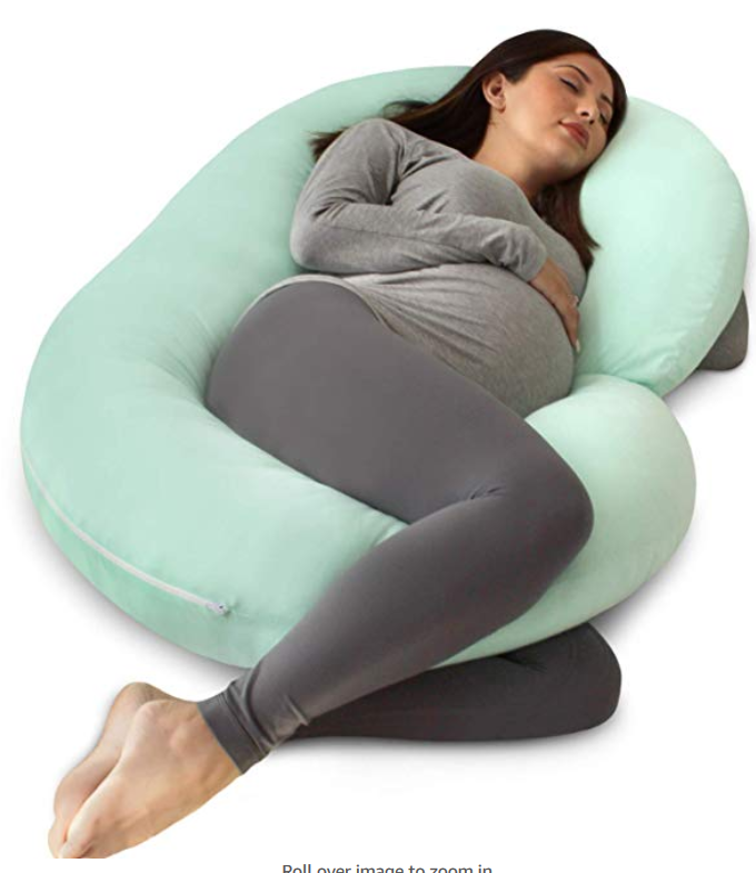 c shaped pregnancy pillow