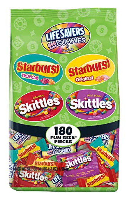 MMS-SNICKERS-SKITTLES-STARBURST-TWIX-Halloween-Candy-Fun-Size-Variety ...