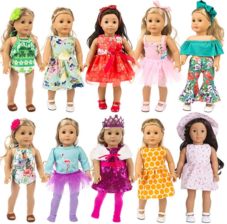 18 Inch Doll Clothes and Accessories – A Thrifty Mom