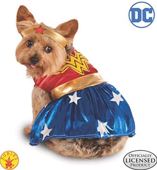Wonder Woman Pet Costume Larger Dogs