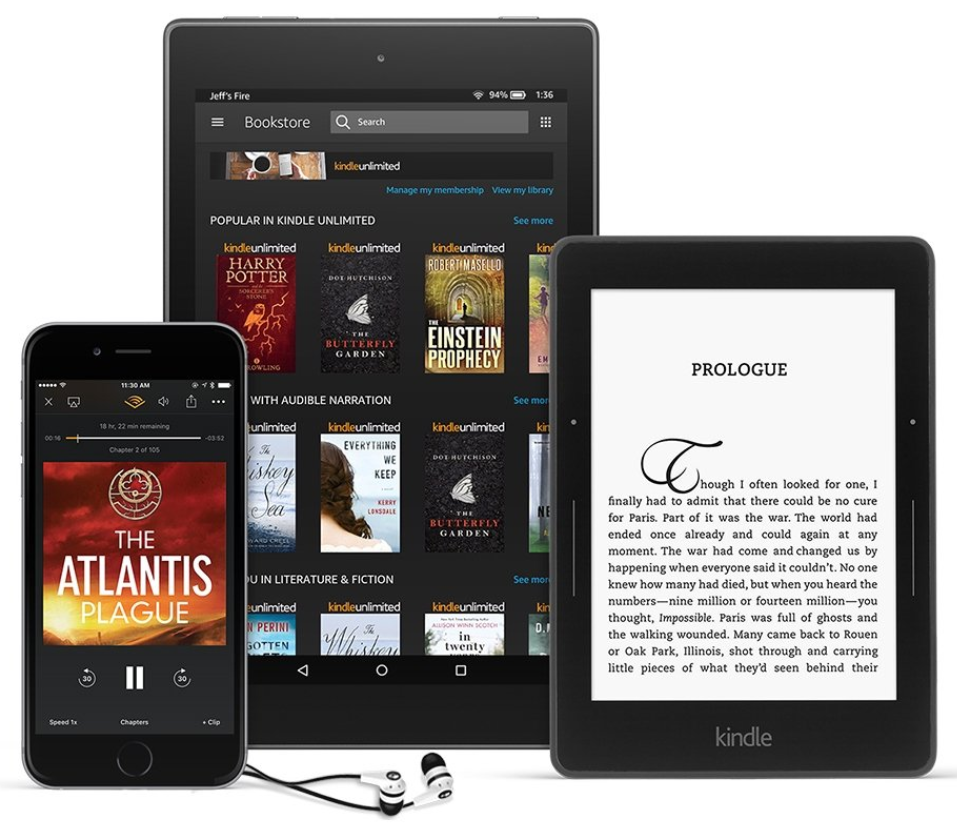 Kindle Unlimited Unlimited Reading. Unlimited Listening. Any Device