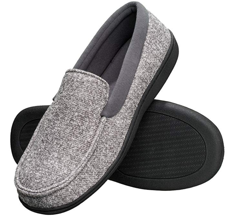 mens memory foam slippers