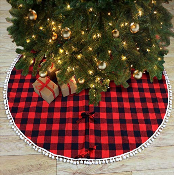 buffalo plaid tree skirt hobby lobby