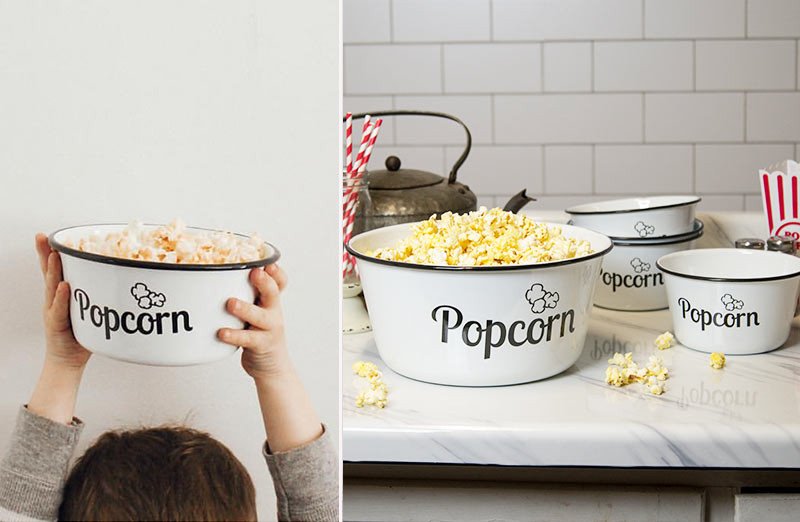 Vintage popcorn bowl set A Thrifty Mom