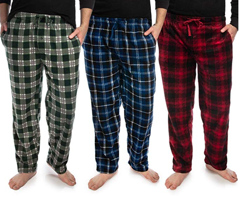 Mens Plaid Pajama Fleece Pants - A Thrifty Mom - Recipes, Crafts, DIY ...