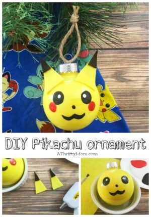 Pikachu Christmas ornament – A Thrifty Mom