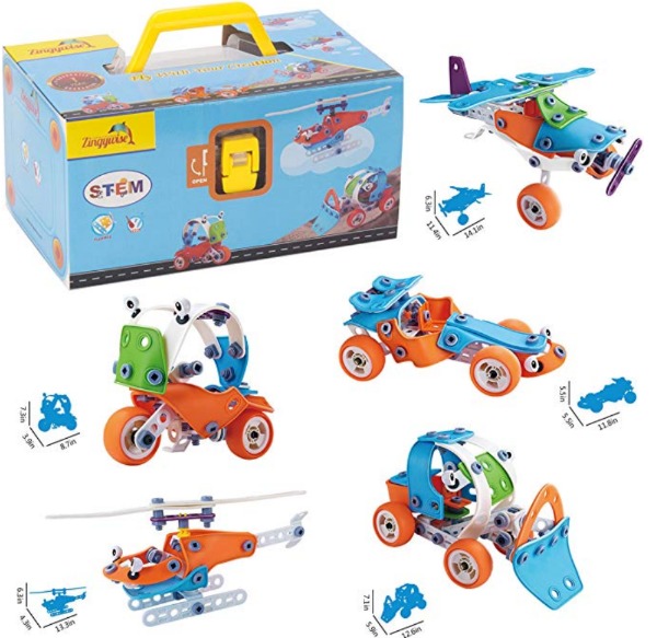 Stem vehicle building set A Thrifty Mom