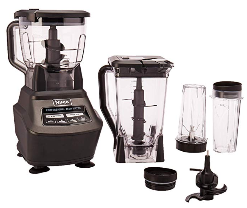 Ninja Mega Kitchen System BL770 Blender Food Processor With 1500W Auto   Ninja Mega Kitchen System BL770 Blender Food Processor With 1500W Auto IQ Base 72oz Pitcher 64oz Processor Bowl 2 16oz Cup For Smoothies Dough More 