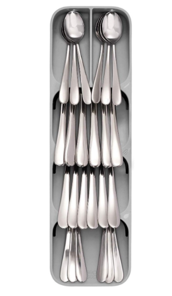 Space saving cutlery tray A Thrifty Mom