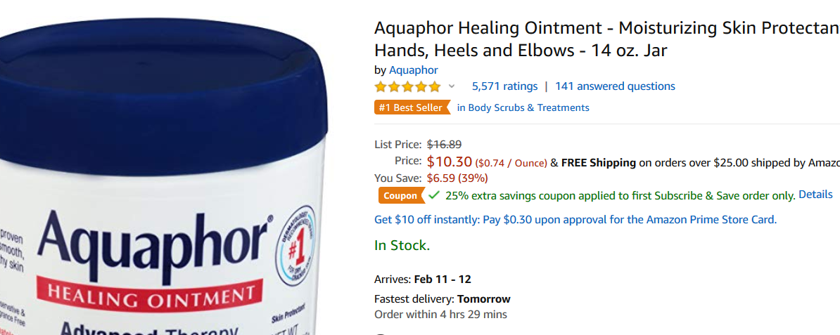 Aquaphor Healing Ointment – Heal Dry Cracked Skin – A Thrifty Mom
