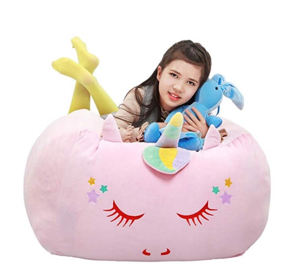 Stuffed animal storage chair – A Thrifty Mom