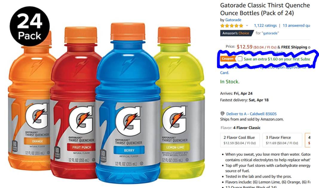 Gatorade Thirst Quenchers Pack – A Thrifty Mom