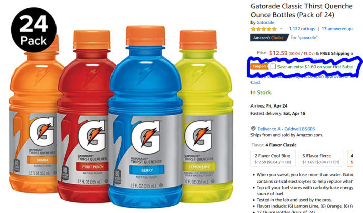 Gatorade Thirst Quenchers Pack – A Thrifty Mom
