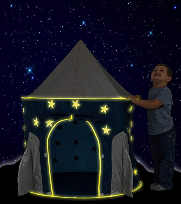 Rocket Ship Foldable Tent - A Thrifty Mom