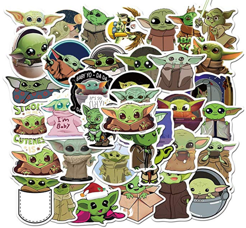 Amazon Stickers Adult Baby Yoda Stickers A Thrifty Mom Recipes Crafts DIY 