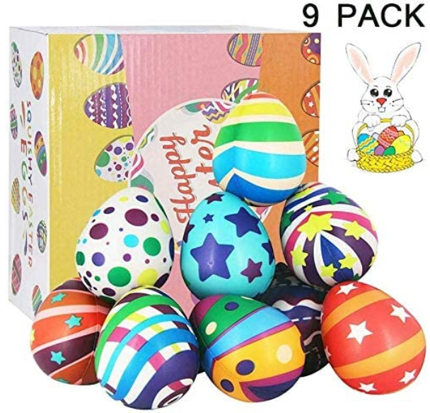 9 Pack Jumbo Squishies Eggs A Thrifty Mom