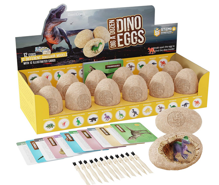 diy dino dig eggs