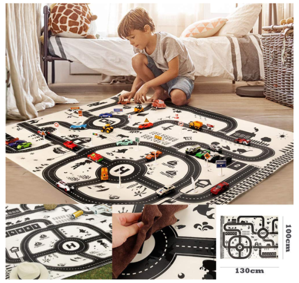 City play mat for kids - A Thrifty Mom