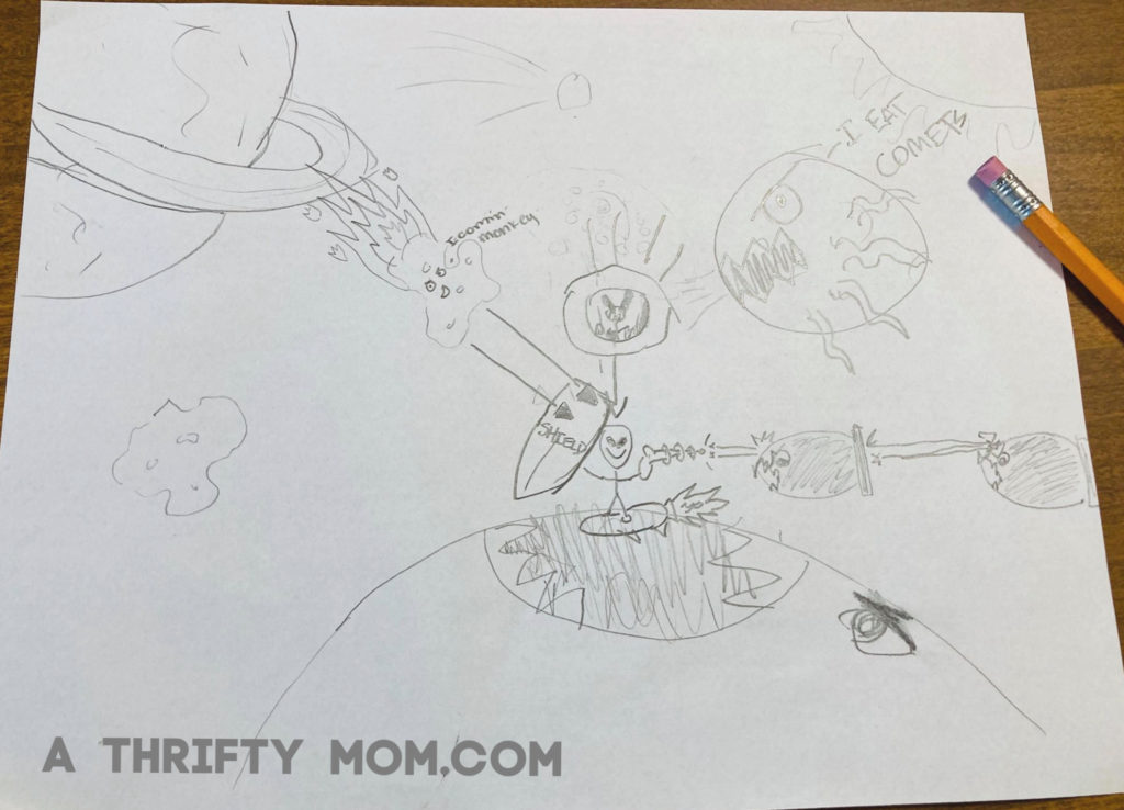 Pencil Wars Drawing Game A Thrifty Mom