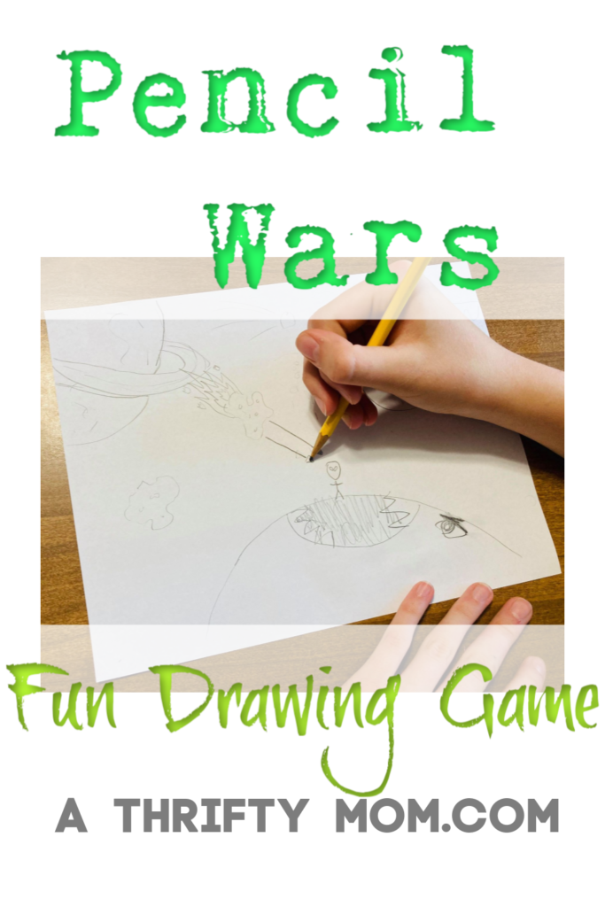 Pencil Wars Drawing Game A Thrifty Mom