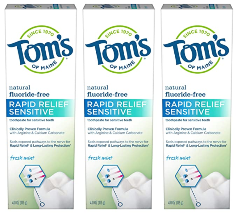 Natural Rapid Relief Sensitive Toothpaste – A Thrifty Mom