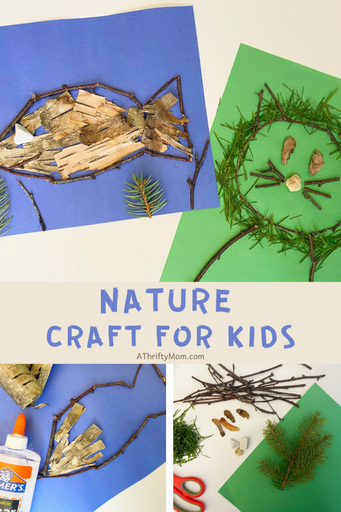 Nature craft for kids - A Thrifty Mom