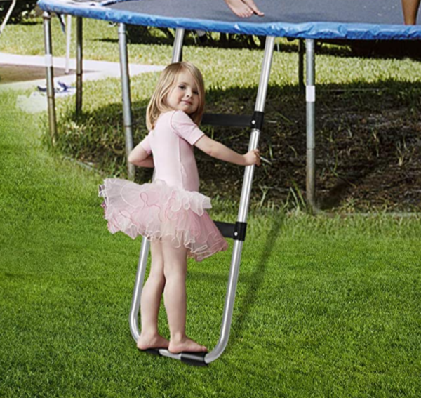 Trampoline ladder A Thrifty Mom