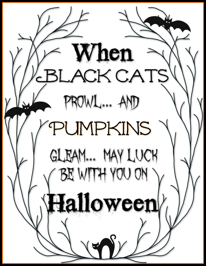 Free Halloween Printable - A Thrifty Mom