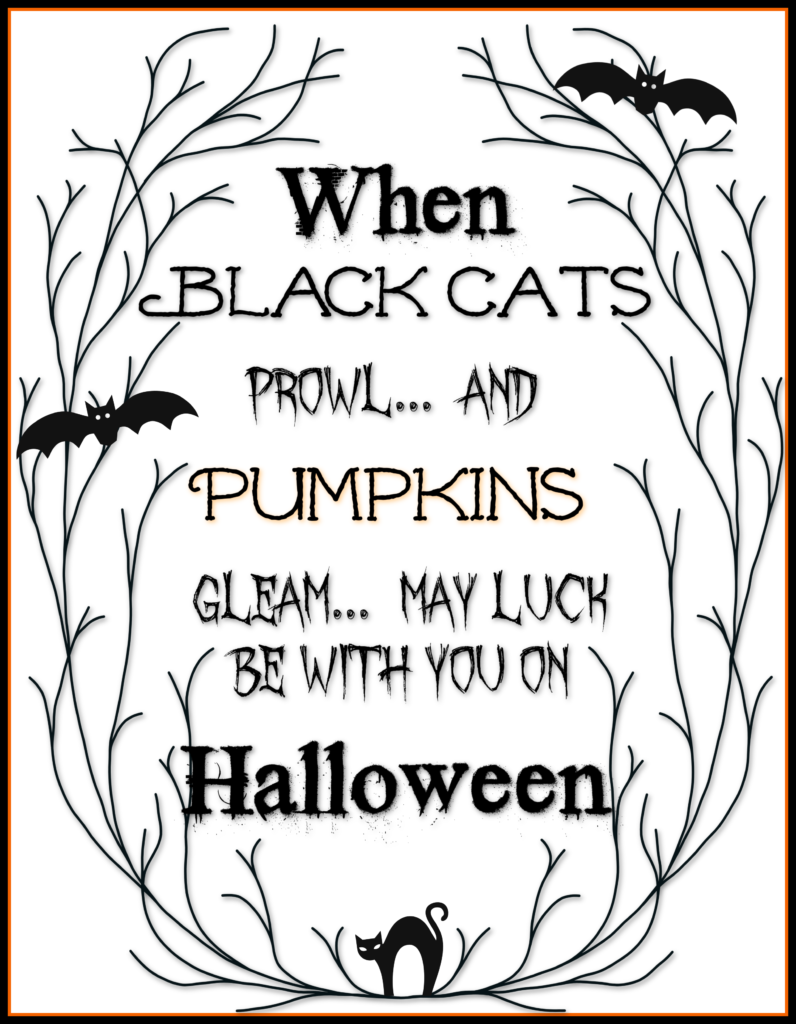 Free Halloween Printable – A Thrifty Mom