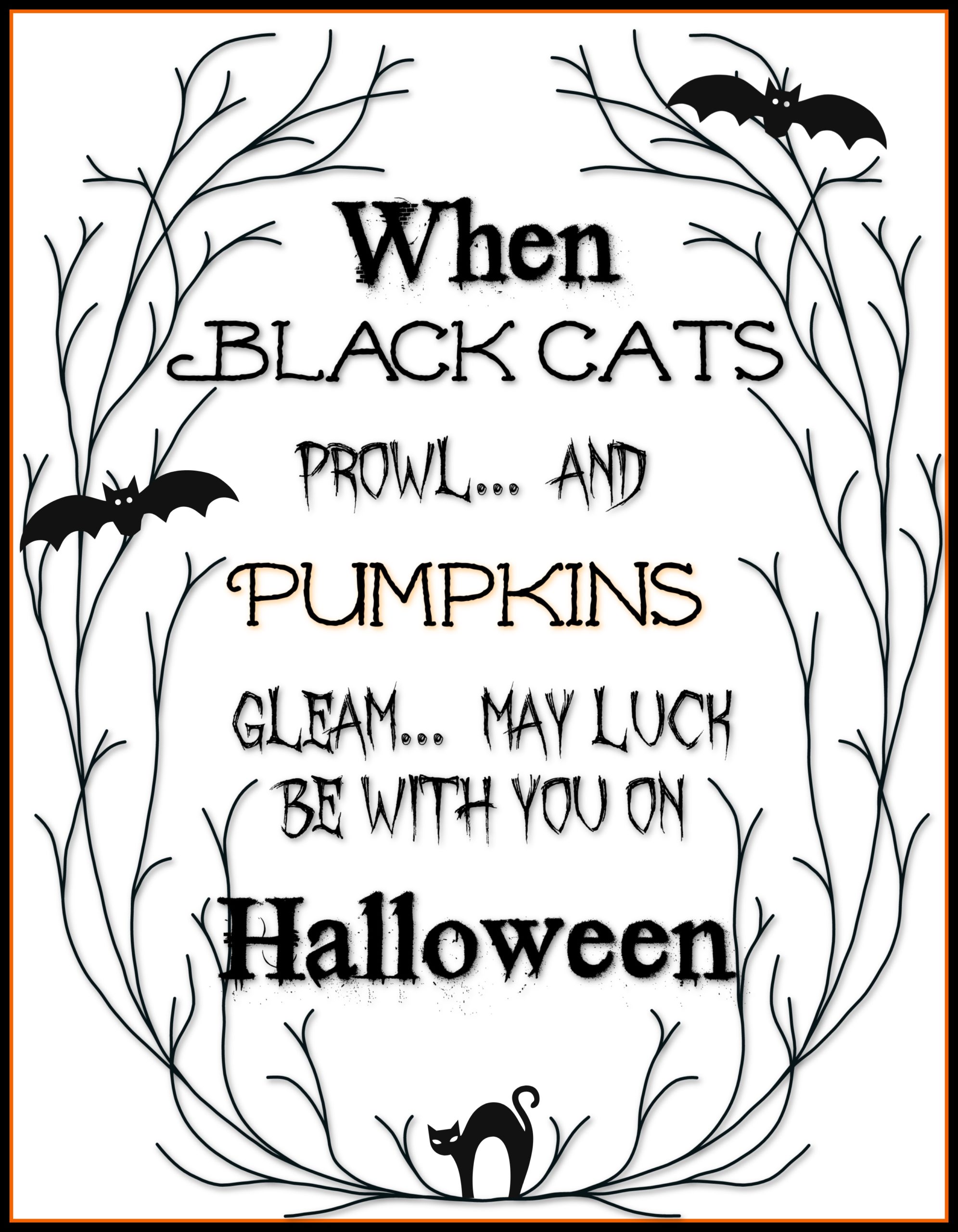 Free Halloween Printable – A Thrifty Mom