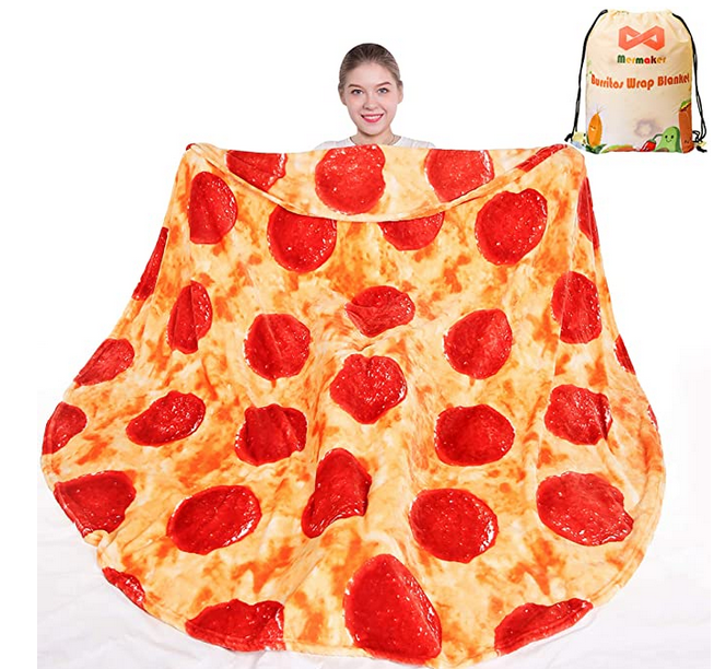 Double Sided Pizza Blanket A Thrifty Mom
