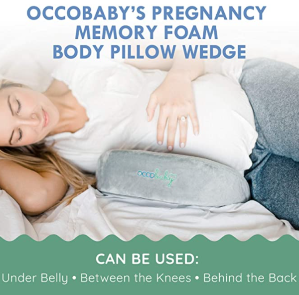 Maternity wedge pillow A Thrifty Mom