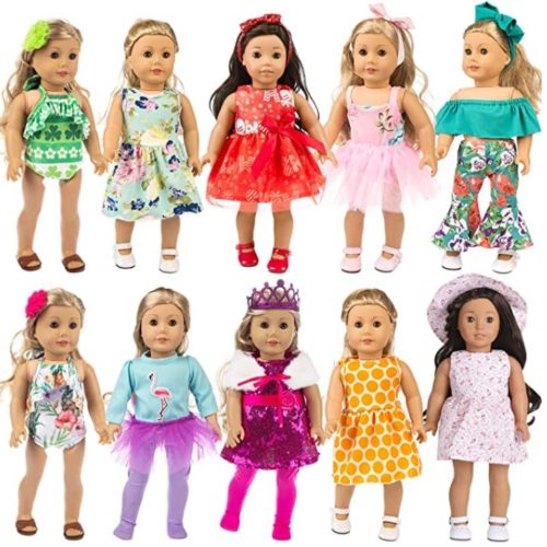 18 Inch Doll Clothes 24pc Set - A Thrifty Mom - Recipes, Crafts, DIY ...