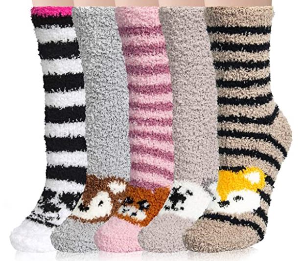 Fuzzy Cozy Socks – A Thrifty Mom