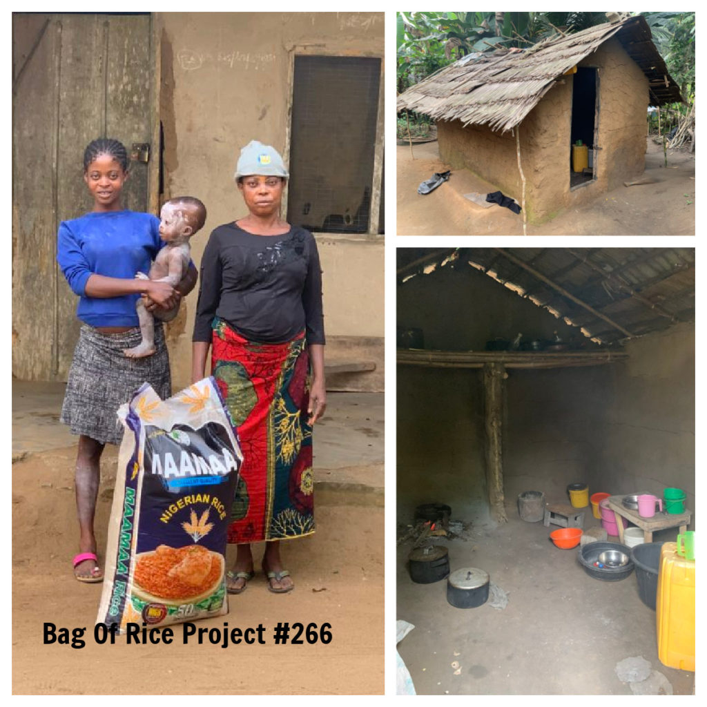 Bag of Rice Project #266 -A visit to the Isaiah family – A Thrifty Mom