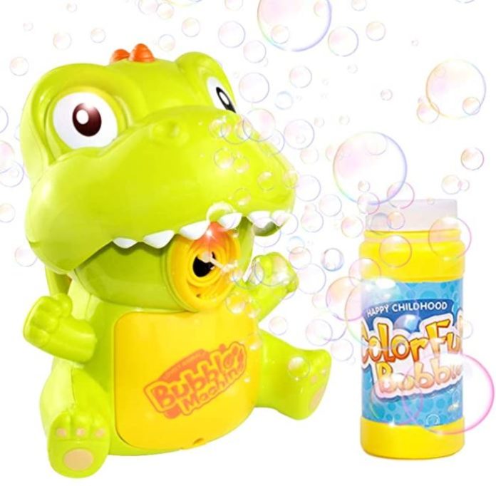 Automatic Dinosaur Bubble Blower - A Thrifty Mom