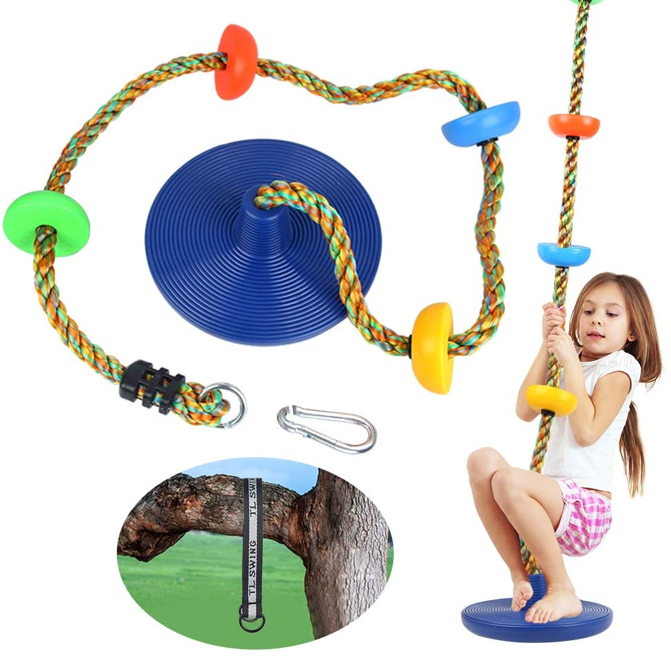 Climbing rope tree swing - A Thrifty Mom