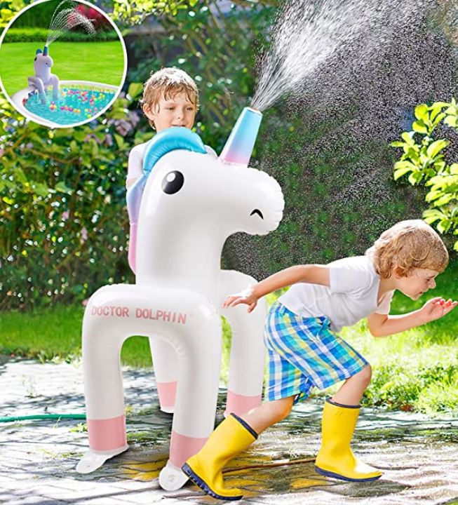 baby pool with sprinkler