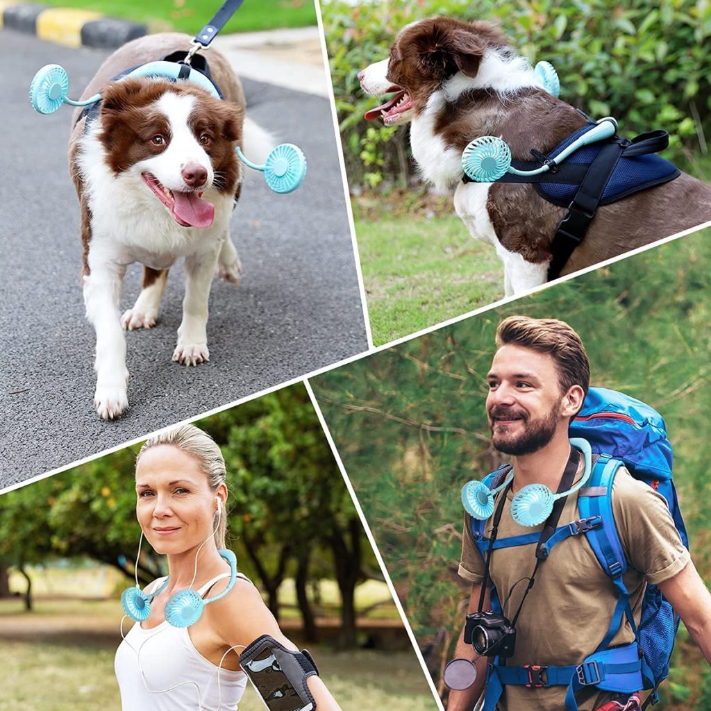 Dog cooling harness with fan A Thrifty Mom