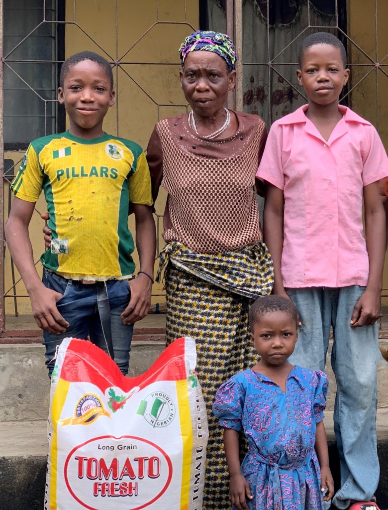 Bag of Rice Project 358 A visit to the the Gregory family A Thrifty Mom