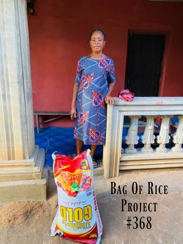 Bag of Rice Project 368 A visit to the Nwadibia family A Thrifty Mom