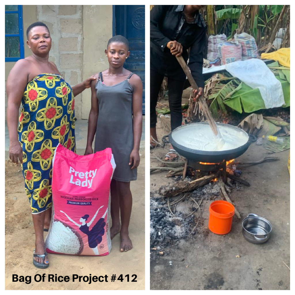 Christian Rice Rice Bag of Rice Project #412 -A visit to the Christian family – A Thrifty Mom