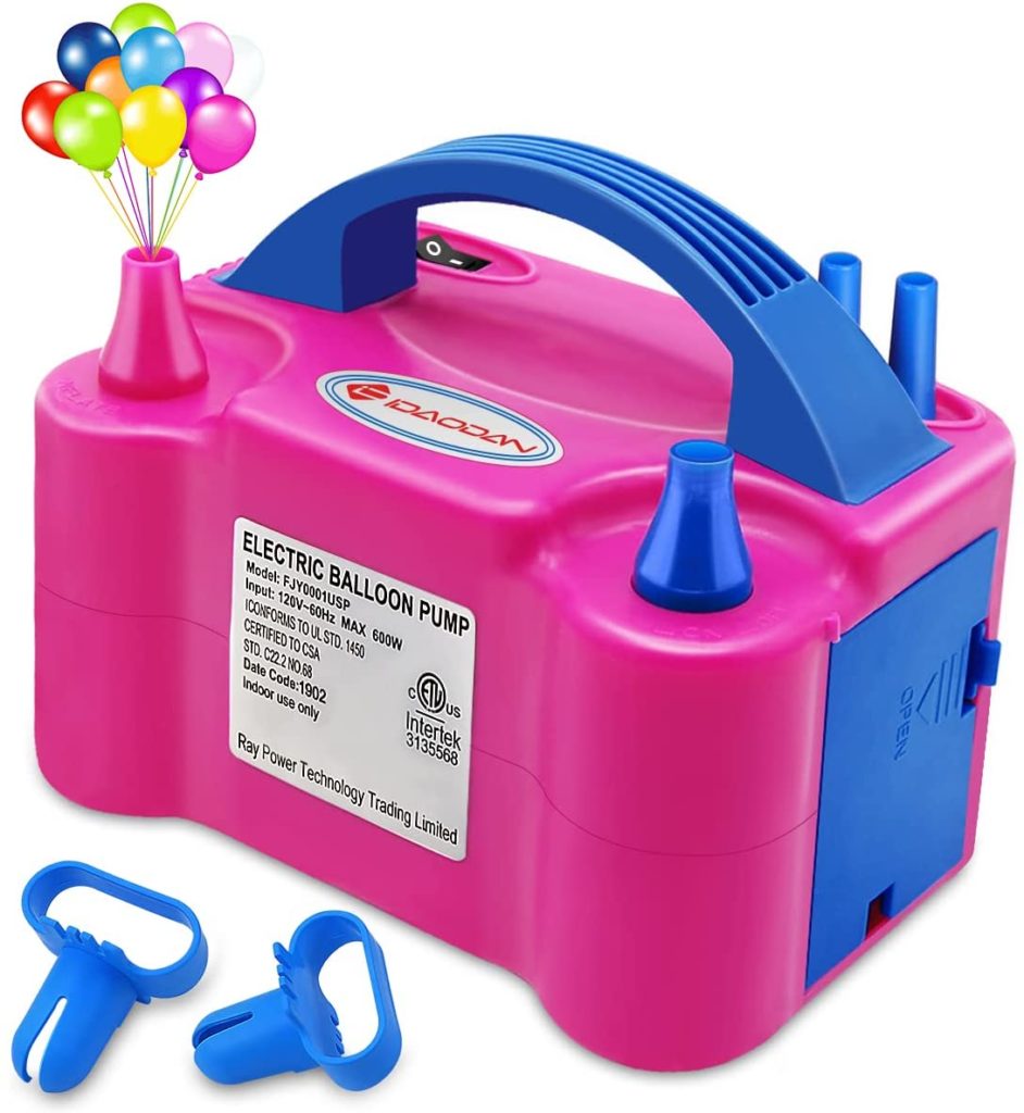 Electric balloon inflator A Thrifty Mom