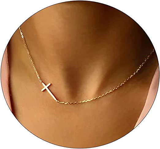 DAINTY CROSS NECKLACE main image 1
