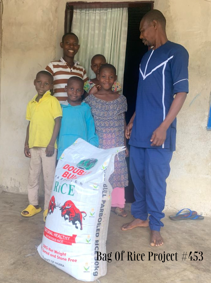 Bag of Rice Project 453 A visit to the Effiong family A Thrifty Mom