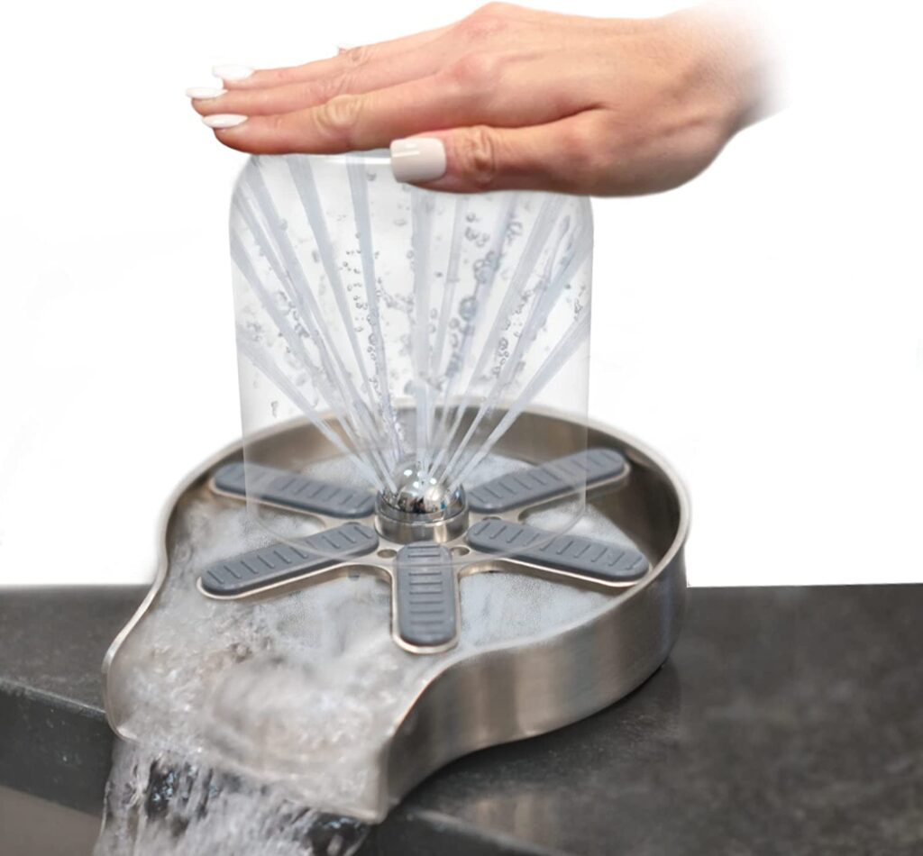 Glass rinser A Thrifty Mom