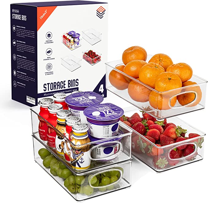 Stackable Organization Stackable fridge organization - A Thrifty Mom
